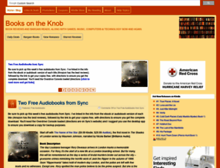 blog.booksontheknob.org screenshot