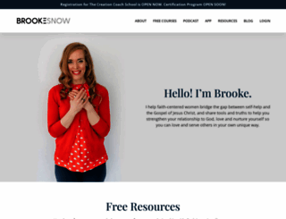 blog.brookesnow.com screenshot