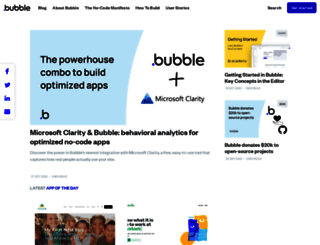 blog.bubble.is screenshot