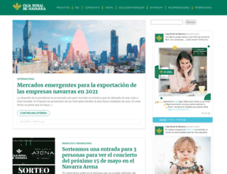blog.cajaruraldenavarra.com screenshot