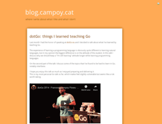 blog.campoy.cat screenshot