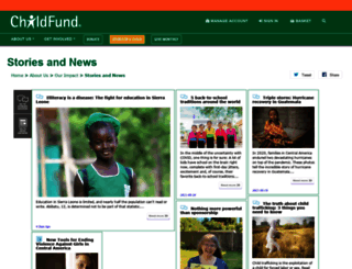 blog.childfund.org screenshot