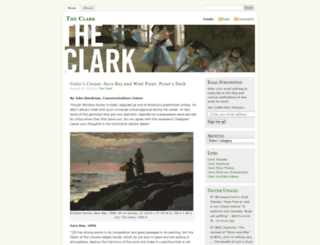 blog.clarkart.edu screenshot