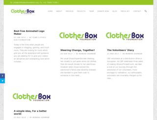 blog.clothesboxfoundation.org screenshot