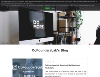 blog.cofounderslab.com screenshot