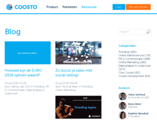 blog.coosto.nl screenshot