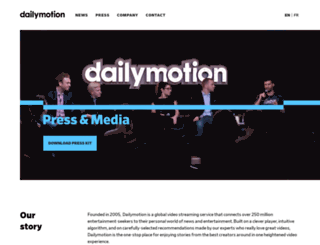 blog.dailymotion.com screenshot