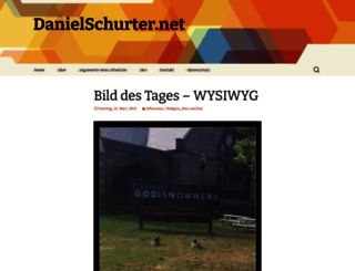 blog.danielschurter.net screenshot