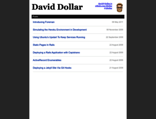 blog.daviddollar.org screenshot