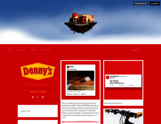 blog.dennys.com screenshot