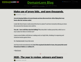 blog.domainlore.uk screenshot