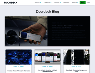 blog.doordeck.com screenshot