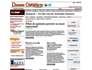 blog.dynamicchiropractic.com screenshot