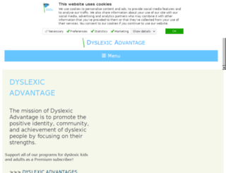 blog.dyslexicadvantage.org screenshot