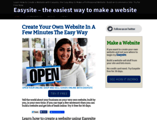 blog.easysite.com screenshot