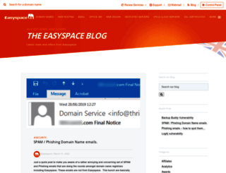 blog.easyspace.com screenshot