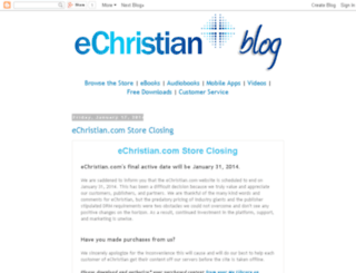 blog.echristian.com screenshot