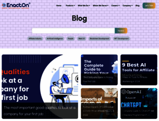 blog.enacton.com screenshot