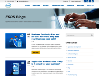 blog.esds.co.in screenshot