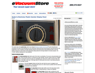 blog.evacuumstore.com screenshot