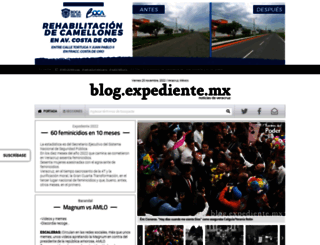 blog.expediente.mx screenshot