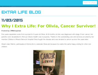 blog.extra-life.org screenshot