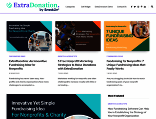 blog.extradonation.org screenshot