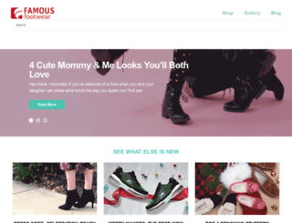blog.famousfootwear.com screenshot