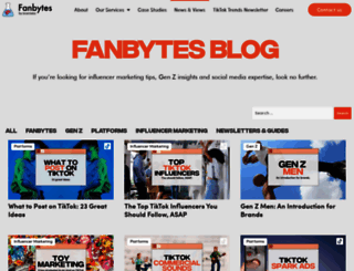 blog.fanbytes.co.uk screenshot