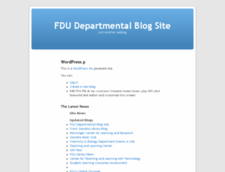 blog.fdu.edu screenshot