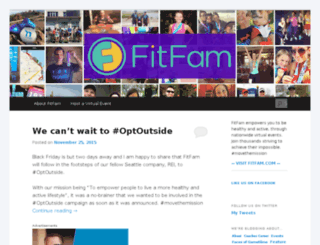 blog.fitfam.com screenshot