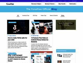 blog.fonepaw.com screenshot
