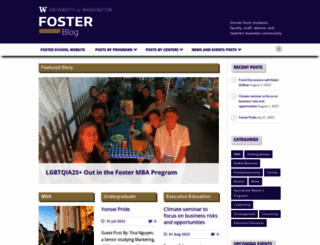 blog.foster.uw.edu screenshot