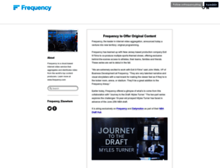 blog.frequency.com screenshot