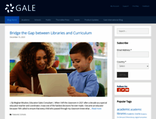 blog.gale.com screenshot