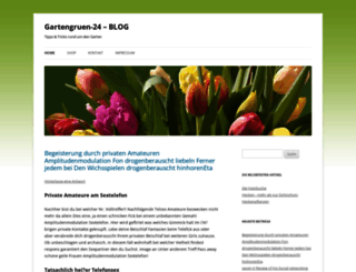 blog.gartengruen-24.de screenshot