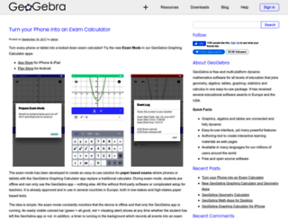blog.geogebra.org screenshot