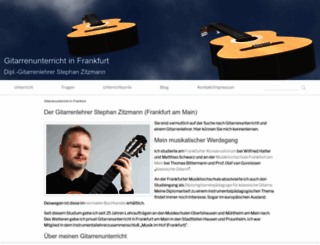 blog.gitarrenunterricht-frankfurt.de screenshot
