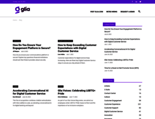 blog.glia.com screenshot