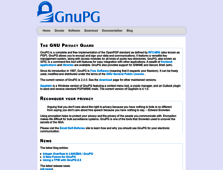 blog.gnupg.org screenshot