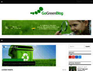 blog.gogreenstore.com screenshot