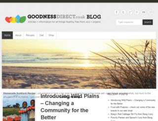 blog.goodnessdirect.co.uk screenshot