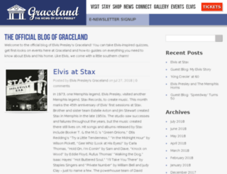 blog.graceland.com screenshot