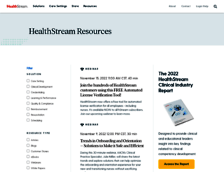 blog.healthstream.com screenshot