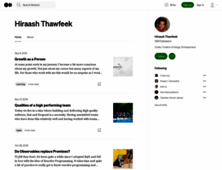 blog.hiraash.org screenshot