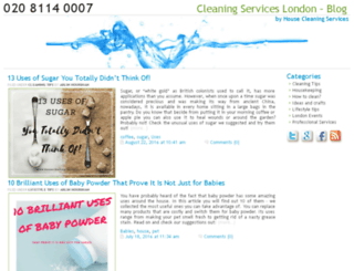 blog.housecleaning-services.co.uk screenshot