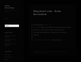 blog.how3.com screenshot