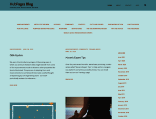 blog.hubpages.com screenshot