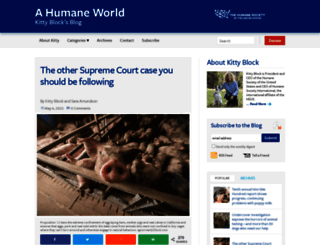 blog.humanesociety.org screenshot