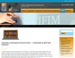 blog.ifimdistance.com screenshot
